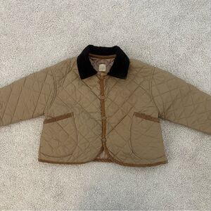Bien A Bien Boys Size Small Quilted Barn Coat Jacket with Pockets